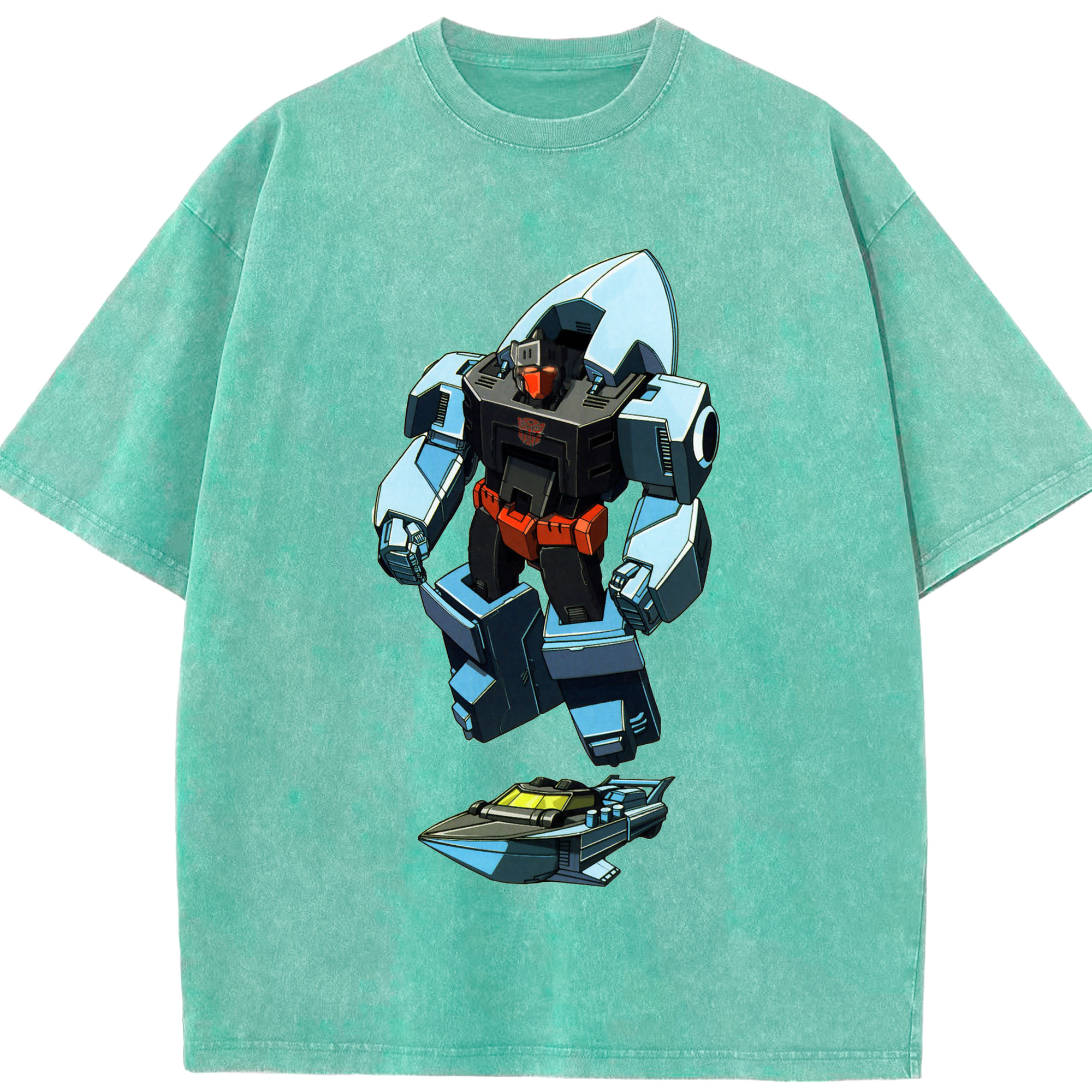 （画像用）  綿100% ヴィンテージ風 半袖Tシャツ（フロントプリント）